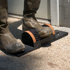 Portable Steel Mounting Base for the Original Scrusher Boot Cleaner (Base Only)