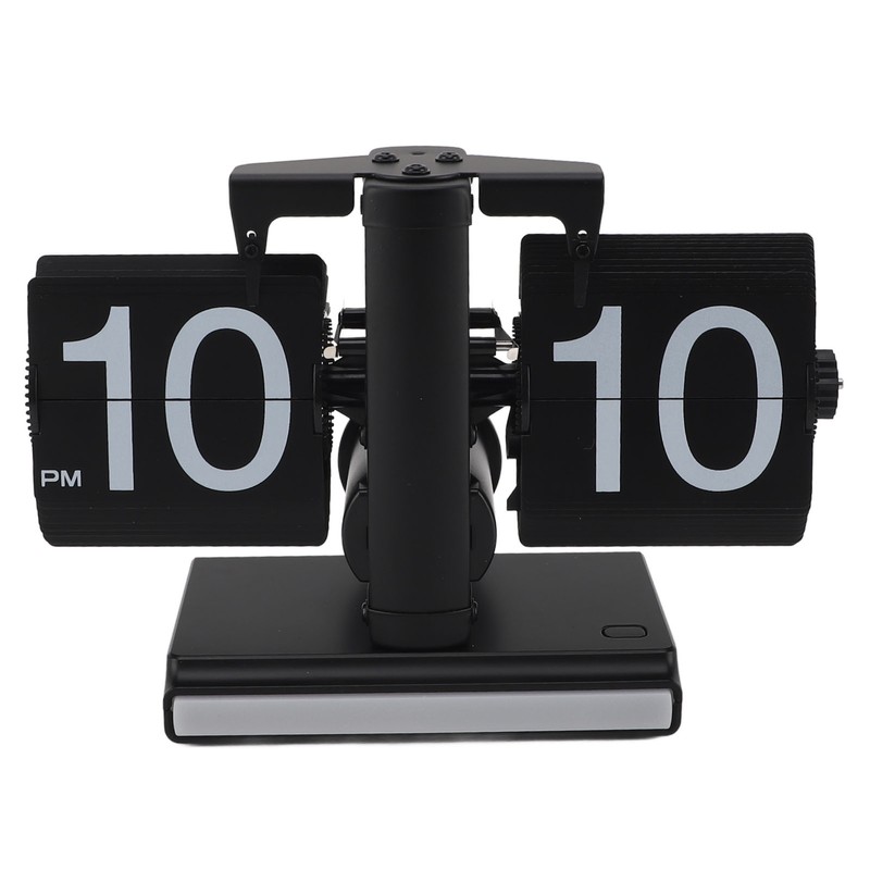 Retro Digital Flip Down Clock Battery Powered Flip Desk Clock