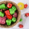 HUIANER Mini Artificial Pepper 40pcs Lifelike Pepper Fake Bell Pepper
