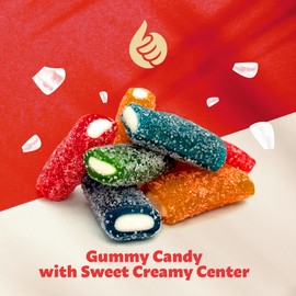 Pencil Bites Gummy Candy, 2-Pound Pack, Sour and Sweet Assorted Fruit Flavors