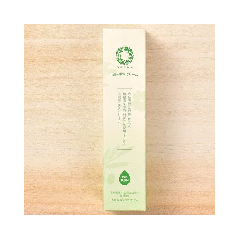 OKADA Synthetic Surfactant Additive-Free Okada Beauty Cream, 1.8 oz (50