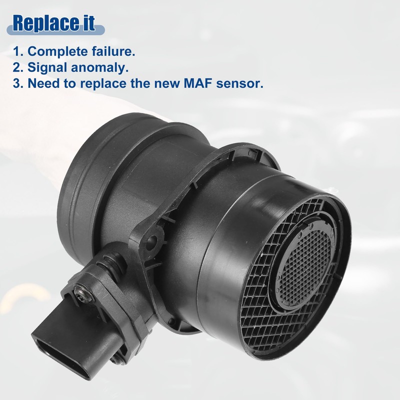 A ABSOPRO Mass Air Flow Meter MAF Sensor for Volkswagen