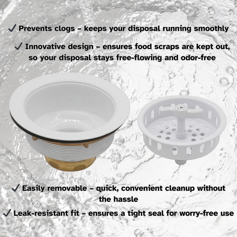 Westbrass D213-50 3-1/2" Wing Nut Twist Style Large Kitchen Sink