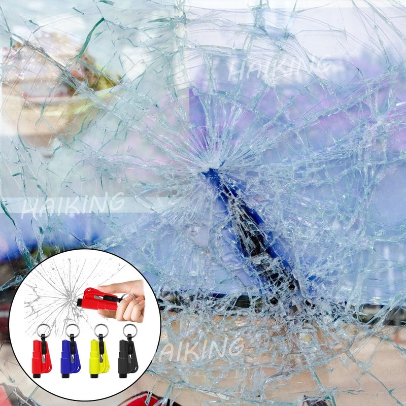 Window Broken Tool, 4 Pcs Emergency Escape Tool with Car