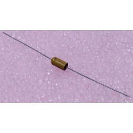 Kemet Lot of 8 - KEMET - T322C106M020AS – Axial Solid Tantalum Capacitor, 10uF 20Vdc 2