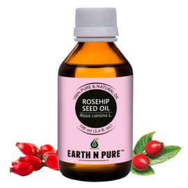 Earth N Pure Rosehip Oil Cold Pressed, Pure and Natural for Face 100 ml