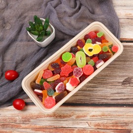 JAYEEY 16 oz disposable Sugarcane Fibers bowls with lid take away Bagasse food containers Meal Prep Bowls 25 Pack