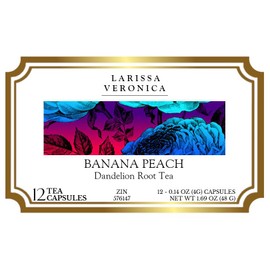 Banana Peach Dandelion Root Tea (Single Serve K-Cup Pods) (12 pods, ZIN: 576147)