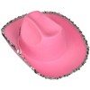 Rhode Island Novelty Child Pink Cowboy Hat with Blinking Tiara