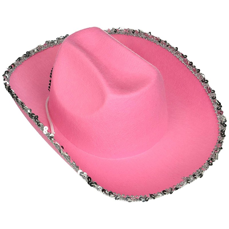 Rhode Island Novelty Child Pink Cowboy Hat with Blinking Tiara
