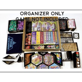 Tabletop Terrain Dinosaur World with Expansions Board Game Insert / Organizer
