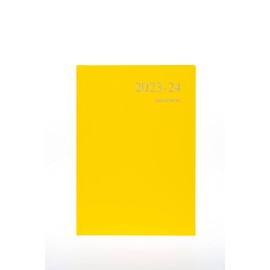 Collins Debden Essentials Academic 2023-24 A5 Day to A Page Mid Year Diary Planner (Appointments) School, College or University Term Journal - July 2023 to July 2024 - Yellow - ESSA51M.45-2324