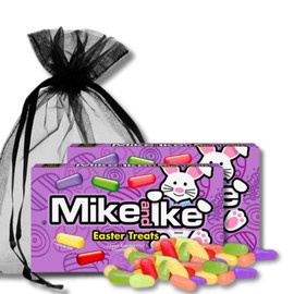 Mike & Ike Easter Treats - Colorful Easter Themed Chewy Candy - Gift Pack of 4.25 oz. Boxes By Lyza's Sweets & Treats (Pack of 2)