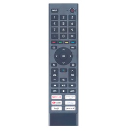 AULCMEET ERF3J80H Replaced Voice Remote Control fit for Hisense Smart 4K UHD TV 65U8G U6G 55U6G 50U6G 65U6G 75U6G 50U68G 55U68G 65U68G 75U68G A6G 75A6G 43A6G