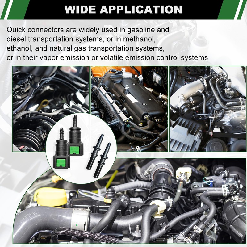 Japtend Fuel Line Quick Connect Set, 2 Sets Fuel Line