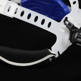Welding Mask Adjustable Headband for Solar Car Darkening Welding Helmet Accessories, 28 x 20 x 12 cm (White)
