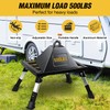 Nilight RV Steps Folding Aluminum Step Stool Heavy Duty Camper