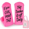Teacher Socks for Women, Teacher Christmas Funny Gifts for Teacher
