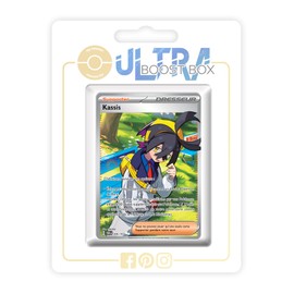 Kassis (Jo) 206/167 Secret Full Art Trainer - Ultraboost X Écarlate et Violet 6 - Mascarade Crépusculaire Box with 10 French Pokémon Cards