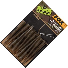 Fox Edges Camo Naked Line Tail Rubbers Size 10-10 Tubes for Carp Mounting, Tailrubber for Carp Rigs