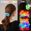 Pack of 9 Luminous Hair Bands, Luminous Hair Bands, LED