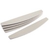 Star Naildesign & Cosmetics 5 Professional Half Moon Files White