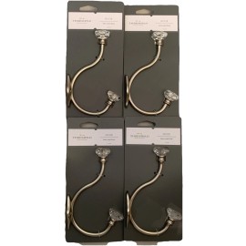 Threshold Hook Threshold 6 Inch Satin Nickel Clear Coat Hook Robe Qty-4 New Target