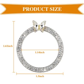 Zeathery Bling Push Button Start Decorative Rings, Rhinestone Ribbon Alloy Soft Ceramic Ignition Start Button Ring Cover, Creative Women's Interior Auto Accessories, Suitable for Most Cars (White)