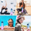 Bluelander Kit De 2 Botellas De Agua Motivacionales Deportivas 1