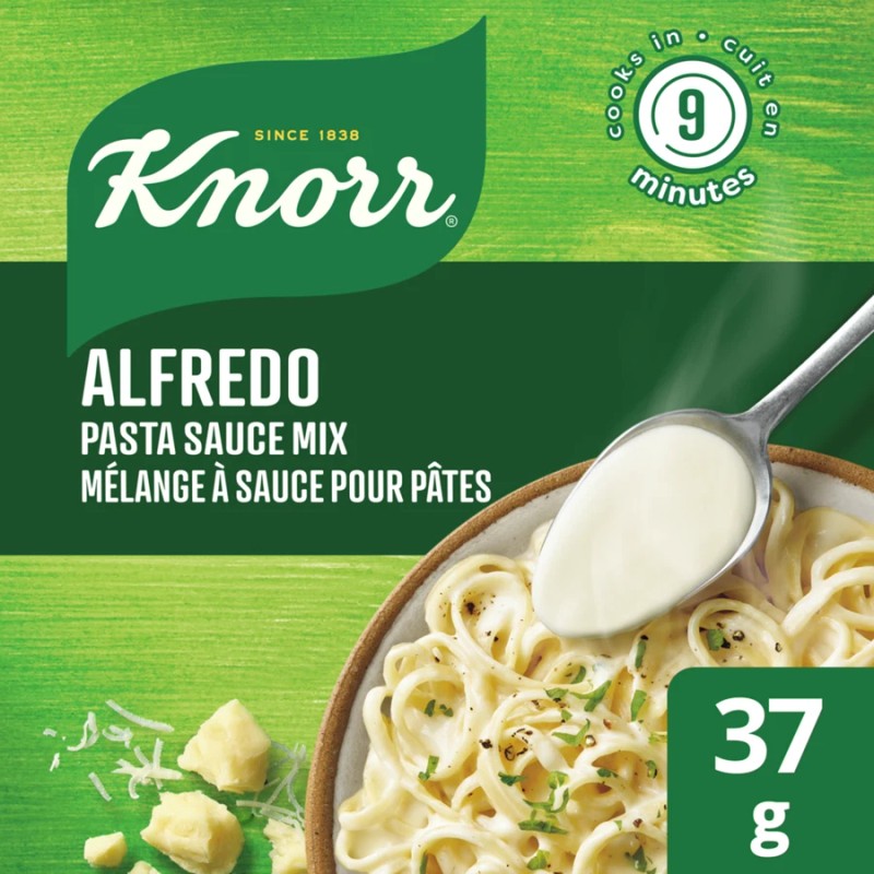 Unilever Canada Knorr Pasta Sauce Mix, Alfredo, 37g/1.3oz {Imported from