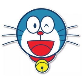 sign dsign Doraemon cat cartoon vinyl sticker decal 5"x4"