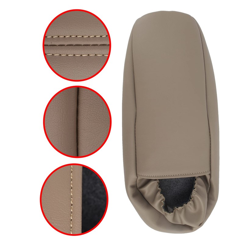AUTOKAY Leather Seat Armrest Cover Compatible with Ford F250 F350