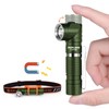 JECKLAMP 90 Degree EDC Flashlight, 1200 High Lumens Magnetic Flashlight