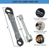 Holdly Plumbing Tools Angle Stop Wrench Kit, Angle-on Wrench Professional
