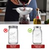 Serinar Stainless Steel Metal Canning Funnel with Removable Strainer, for