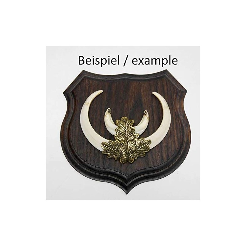 1 x crest shield wedge shield crest shape wild boar