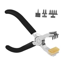 SM SunniMix Leather Hole Punch Tool Silent Pliers Practical Easy to Use Hand Pliers Hole Puncher for Belts Clothes Straps Saddles Purses, A