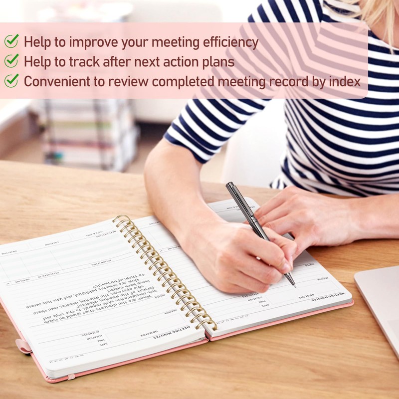 WEMATE Simplified Meeting Notebook for Work with Action Items 200