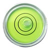 Small Metal Round Circular Bulls Eye Spirit Bubble Level (Green