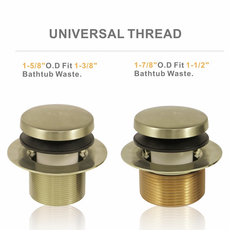 Tip Toe Bathtub Tub Drain Conversion Kit Assembly, Wellup Tub