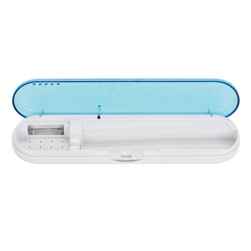 Antibacteria UV Light Portable Toothbrush Sterilizer Sanitizer Cleaner Disinfection Blue