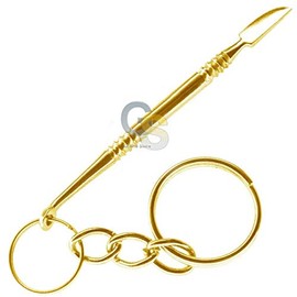 G.S KEY CHAIN LE-CRON FULL GOLD KEYCHAIN