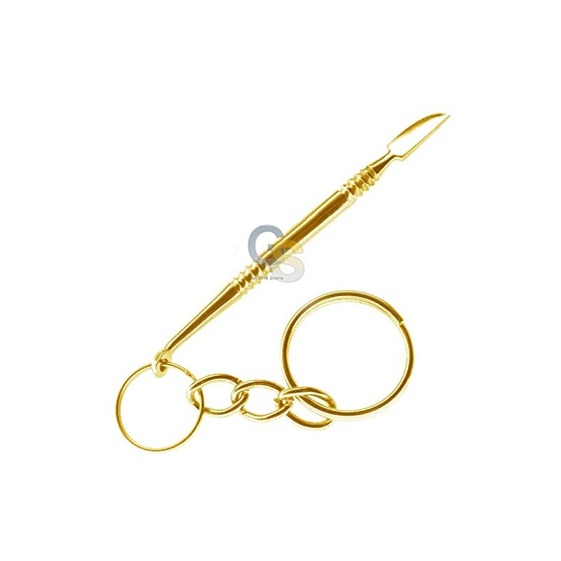 G.S KEY CHAIN LE-CRON FULL GOLD KEYCHAIN