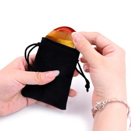 7 Chakra Thumb Worry Stone, Healing Crystal for Anxiety Relief- Cha Gifts for Women, Polished Crystal Gemstone Thumb Stone,Balance Your Energy Centers