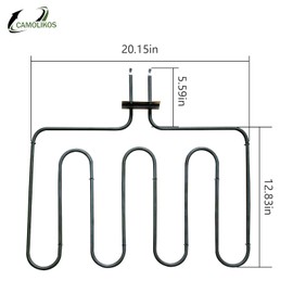 318254906 318254901 318254909 Oven Heating Element Replacement for Electrolux Frigidaire Kenmore Electric Ranges Replaces for 1259831 318254901 AP4298966 PS1992188 Rated 3400 watts 240 Volts