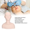 Mannequin Training Head, Silicone Makeup Practice Face Model Practice Makeup