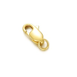 Cierre de oro de 10 quilates con doble cierre de langosta y cierre extensor, conector de extensión para hacer collares, pulseras, joyas (estilo 7)
