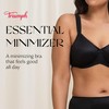 Triumph Essential Minimizer W X Minimizer bra Women's, Black, 36E