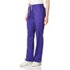 WonderWink Women's Petite Wonderwork Flare Leg Scrub Pant, Grape, Medium/Petite