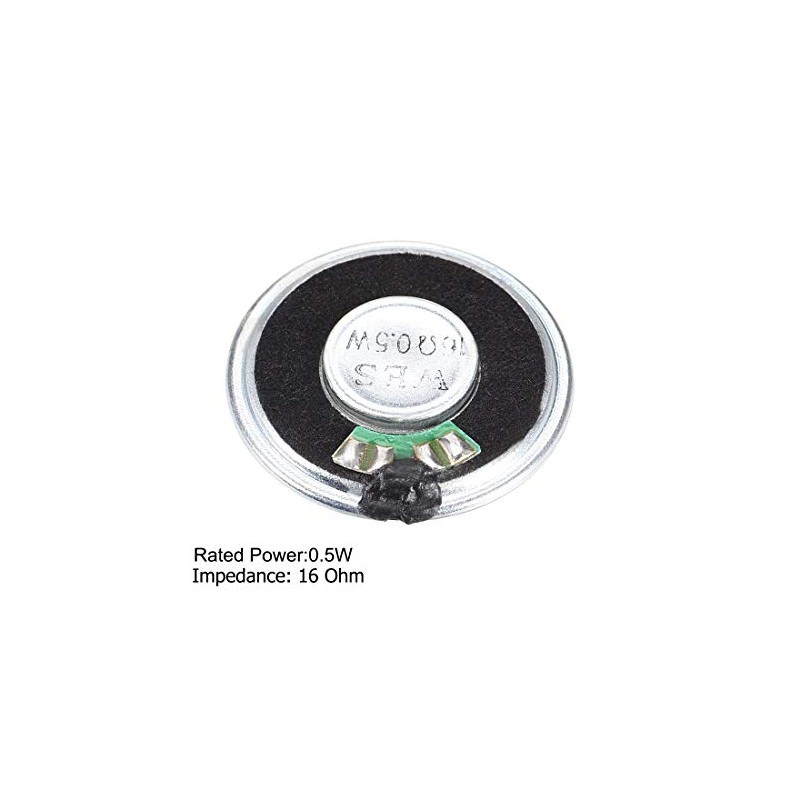 sourcing map 0.5W 16 Ohm Micro Internal Speaker Magnet Loudspeaker
